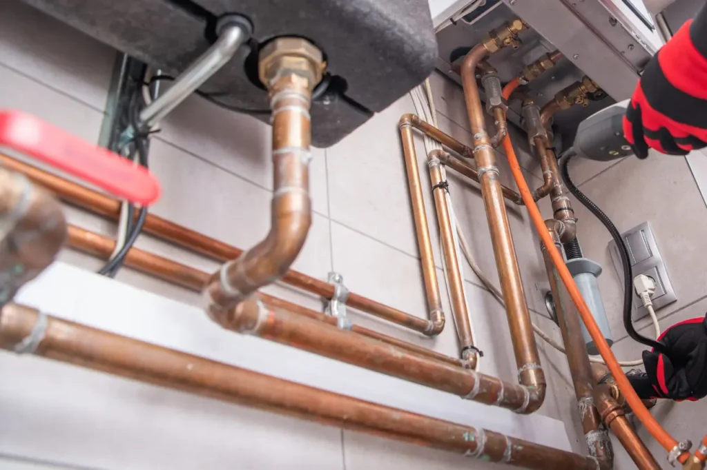 Pipes inspected for leak detection as part of plumbing services West Auckland for homes and businesses by Taylor Plumbing West Auckland