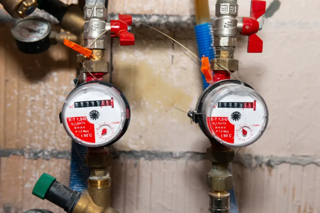 Water system gauges supporting plumbing services West Auckland for homes and businesses by Taylor Plumbing West Auckland