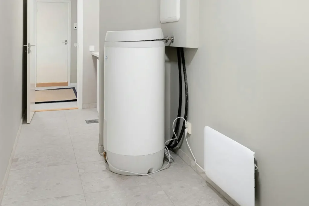 Hot water system setup shown during a service by Taylor Plumbing East Auckland